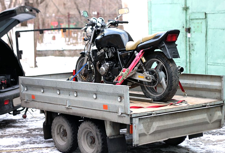 Перевозка мотоцикла и другой мототехники дешево из Москвы в Обнинск