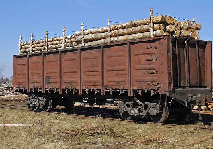 Перевозка ЛЕСА вагонами из Республики Коми обьячево в Витязево