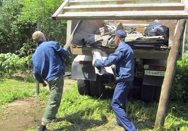 Вывоз мусора с дачного участка с грузчиками по Краснодару