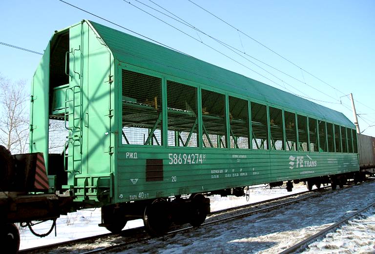 Железнодорожная отправка автомобиля  из Иркутска в Новосибирск